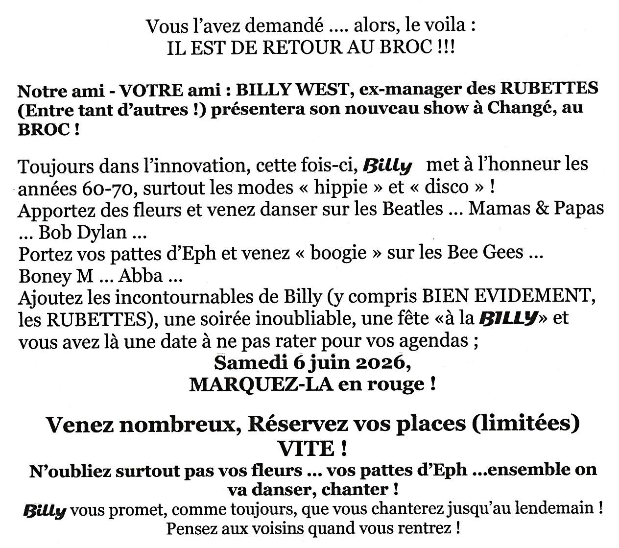Texte billyw
